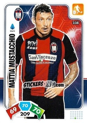 Figurina Mattia Mustacchio - Calciatori 2020-2021. Adrenalyn XL - Panini