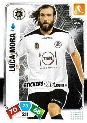 Figurina Luca Mora - Calciatori 2020-2021. Adrenalyn XL - Panini