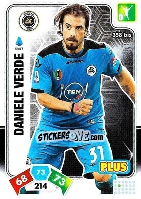 Figurina Daniele Verde - Calciatori 2020-2021. Adrenalyn XL - Panini