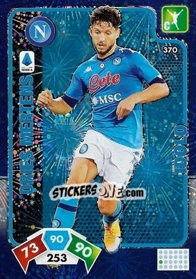 Sticker Dries Mertens - Calciatori 2020-2021. Adrenalyn XL n. 370 - Panini