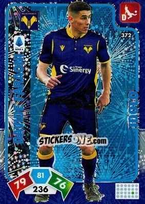 Sticker Davide Faraoni - Calciatori 2020-2021. Adrenalyn XL n. 372 - Panini