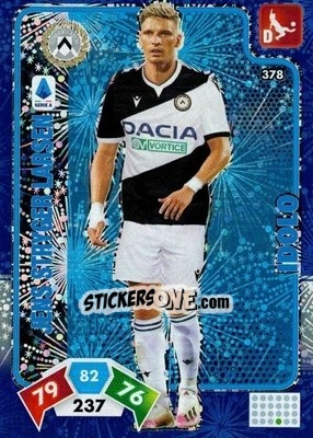 Sticker Jens Stryger Larsen - Calciatori 2020-2021. Adrenalyn XL n. 378 - Panini