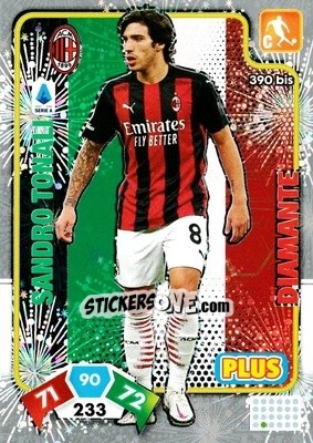 Sticker Sandro Tonali - Calciatori 2020-2021. Adrenalyn XL - Panini