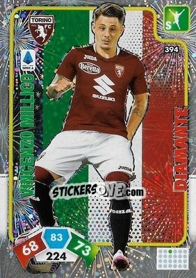 Figurina Vincenzo Millico - Calciatori 2020-2021. Adrenalyn XL - Panini