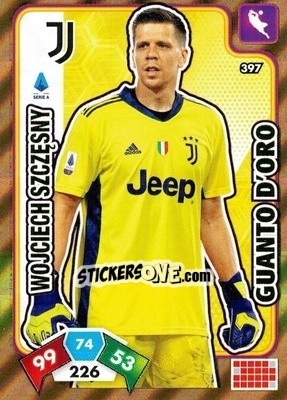 Sticker Wojciech Szczesny - Calciatori 2020-2021. Adrenalyn XL n. 397 - Panini