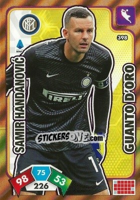 Sticker Samir Handanovic - Calciatori 2020-2021. Adrenalyn XL n. 398 - Panini