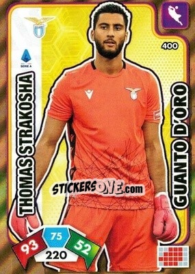 Figurina Thomas Strakosha - Calciatori 2020-2021. Adrenalyn XL - Panini