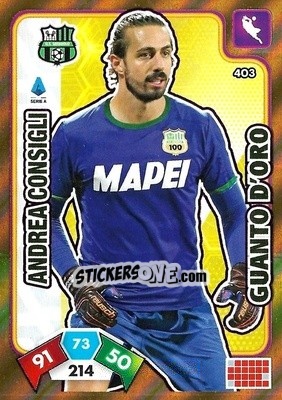 Cromo Andrea Consigli - Calciatori 2020-2021. Adrenalyn XL - Panini