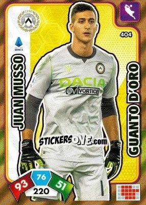 Sticker Juan Musso - Calciatori 2020-2021. Adrenalyn XL - Panini