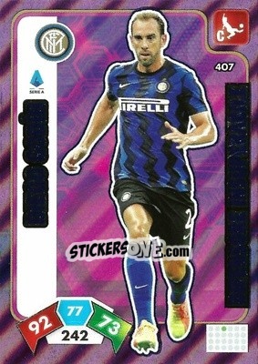 Sticker Diego Godín - Calciatori 2020-2021. Adrenalyn XL n. 407 - Panini