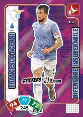 Sticker Francesco Acerbi - Calciatori 2020-2021. Adrenalyn XL n. 409 - Panini