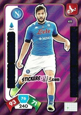 Cromo Kostas Manolas - Calciatori 2020-2021. Adrenalyn XL - Panini