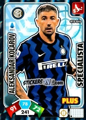 Sticker Aleksandar Kolarov - Calciatori 2020-2021. Adrenalyn XL n. 415bis - Panini