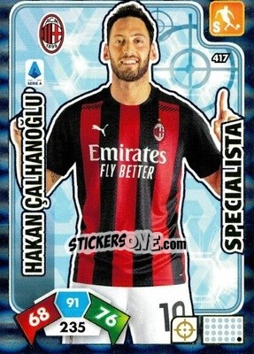Sticker Hakan Çalhanoğlu - Calciatori 2020-2021. Adrenalyn XL n. 417 - Panini