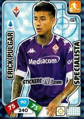 Figurina Erick Pulgar - Calciatori 2020-2021. Adrenalyn XL - Panini