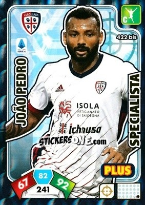 Sticker João Pedro - Calciatori 2020-2021. Adrenalyn XL - Panini