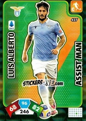 Sticker Luis Alberto - Calciatori 2020-2021. Adrenalyn XL n. 427 - Panini
