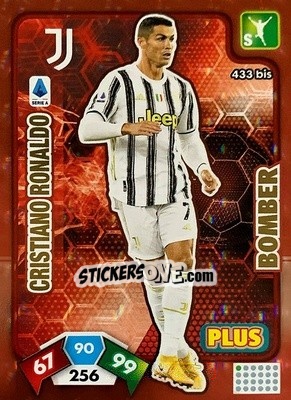 Sticker Cristiano Ronaldo - Calciatori 2020-2021. Adrenalyn XL n. 433bis - Panini