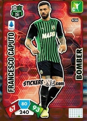 Figurina Francesco Caputo - Calciatori 2020-2021. Adrenalyn XL - Panini