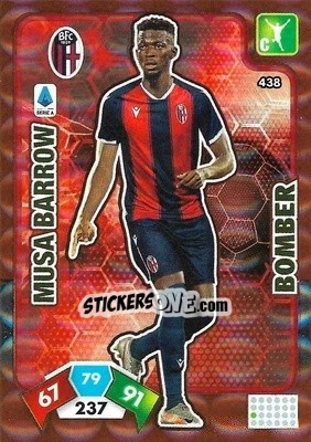 Figurina Musa Barrow - Calciatori 2020-2021. Adrenalyn XL - Panini