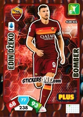 Figurina Edin Džeko - Calciatori 2020-2021. Adrenalyn XL - Panini