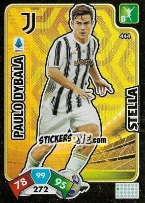 Sticker Paulo Dybala - Calciatori 2020-2021. Adrenalyn XL n. 444 - Panini