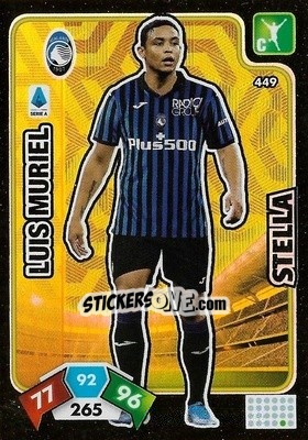Sticker Luis Muriel - Calciatori 2020-2021. Adrenalyn XL n. 449 - Panini