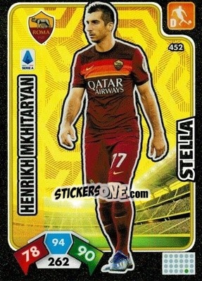 Sticker Henrikh Mkhitaryan - Calciatori 2020-2021. Adrenalyn XL n. 452 - Panini