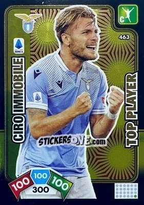 Sticker Ciro Immobile - Calciatori 2020-2021. Adrenalyn XL n. 463 - Panini