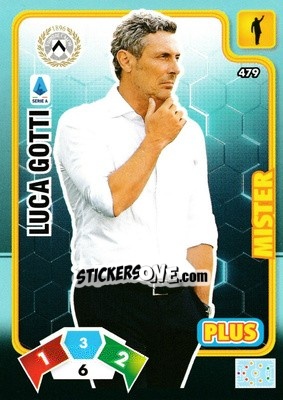 Figurina Luca Gotti - Calciatori 2020-2021. Adrenalyn XL - Panini