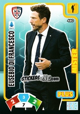 Figurina Eusebio Di Francesco - Calciatori 2020-2021. Adrenalyn XL - Panini