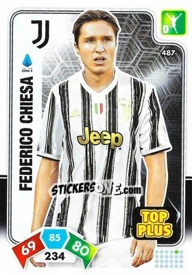 Sticker Federico Chiesa - Calciatori 2020-2021. Adrenalyn XL - Panini