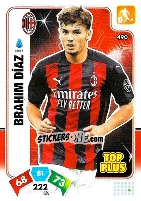 Figurina Brahim Díaz - Calciatori 2020-2021. Adrenalyn XL - Panini