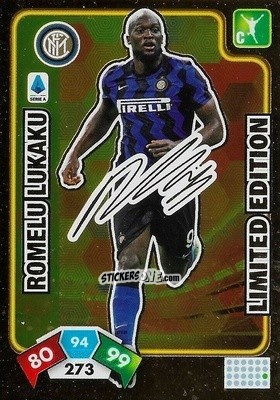 Sticker Romelu Lukaku - Calciatori 2020-2021. Adrenalyn XL n. LEG-RL - Panini