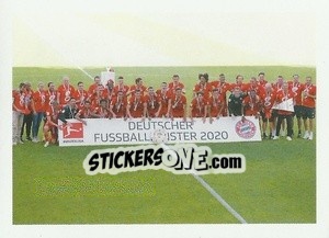 Sticker FCB Meister 16. Juni 2020 - German Football Bundesliga 2020-2021 n. 7 - Topps