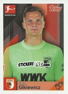 Sticker Rafal Gikiewicz - German Football Bundesliga 2020-2021 n. 10 - Topps