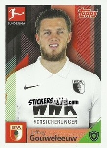 Sticker Jeffrey Gouweleeuw - German Football Bundesliga 2020-2021 - Topps