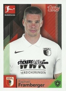 Sticker Raphael Framberger - German Football Bundesliga 2020-2021 - Topps