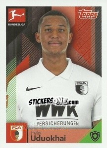 Sticker Felix Uduokhai - German Football Bundesliga 2020-2021 n. 14 - Topps