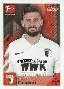 Sticker Daniel Caligiuri - German Football Bundesliga 2020-2021 n. 17 - Topps