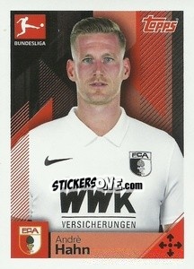 Sticker André Hahn - German Football Bundesliga 2020-2021 n. 18 - Topps