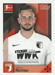 Sticker Marco Richter - German Football Bundesliga 2020-2021 n. 19 - Topps