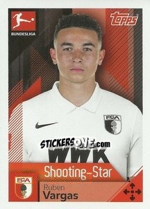 Sticker Ruben Vargas - German Football Bundesliga 2020-2021 n. 20 - Topps