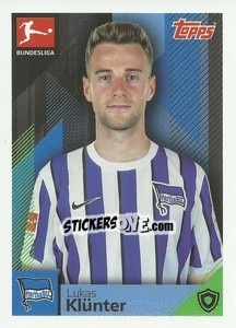 Sticker Lukas Klünter - German Football Bundesliga 2020-2021 - Topps