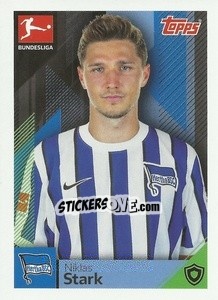 Sticker Niklas Stark - German Football Bundesliga 2020-2021 - Topps