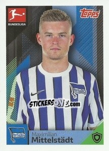 Sticker Maximilian Mittelstädt - German Football Bundesliga 2020-2021 - Topps