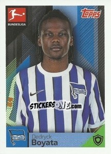 Sticker Dedryck Boyata - German Football Bundesliga 2020-2021 n. 34 - Topps