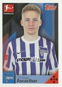 Figurina Santiago Ascacibar - German Football Bundesliga 2020-2021 - Topps