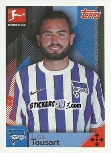 Sticker Lucas Tousart - German Football Bundesliga 2020-2021 n. 37 - Topps