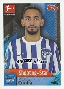 Sticker Matheus Cunha - German Football Bundesliga 2020-2021 n. 40 - Topps